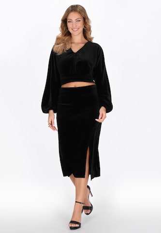 faina - Blusa en negro