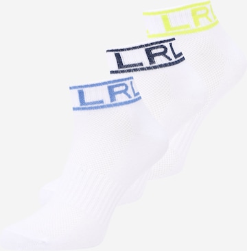 Chaussettes Lauren Ralph Lauren en blanc : devant