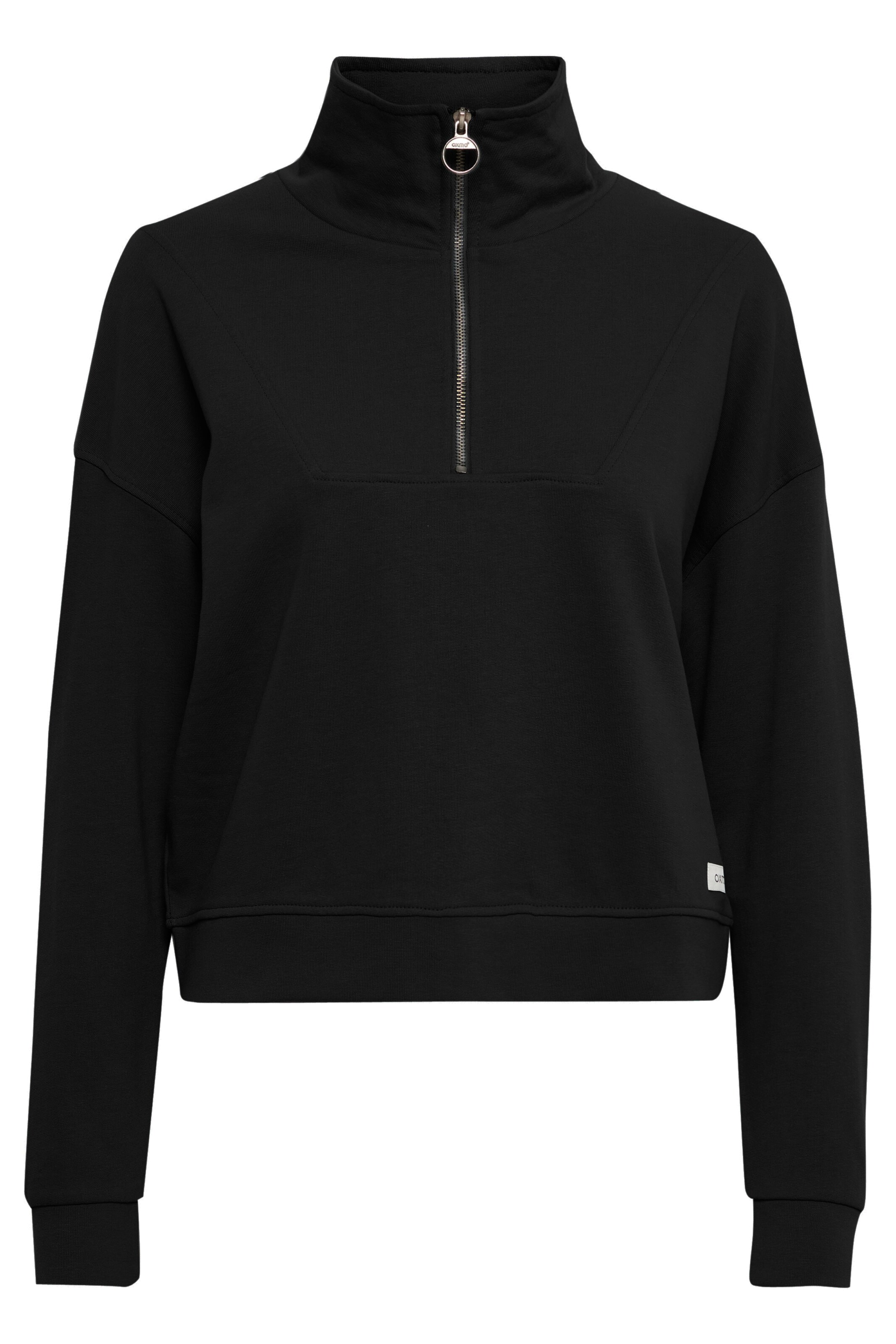 Oxmo Sweatshirt 'Grethe' in Schwarz: Vorderseite
