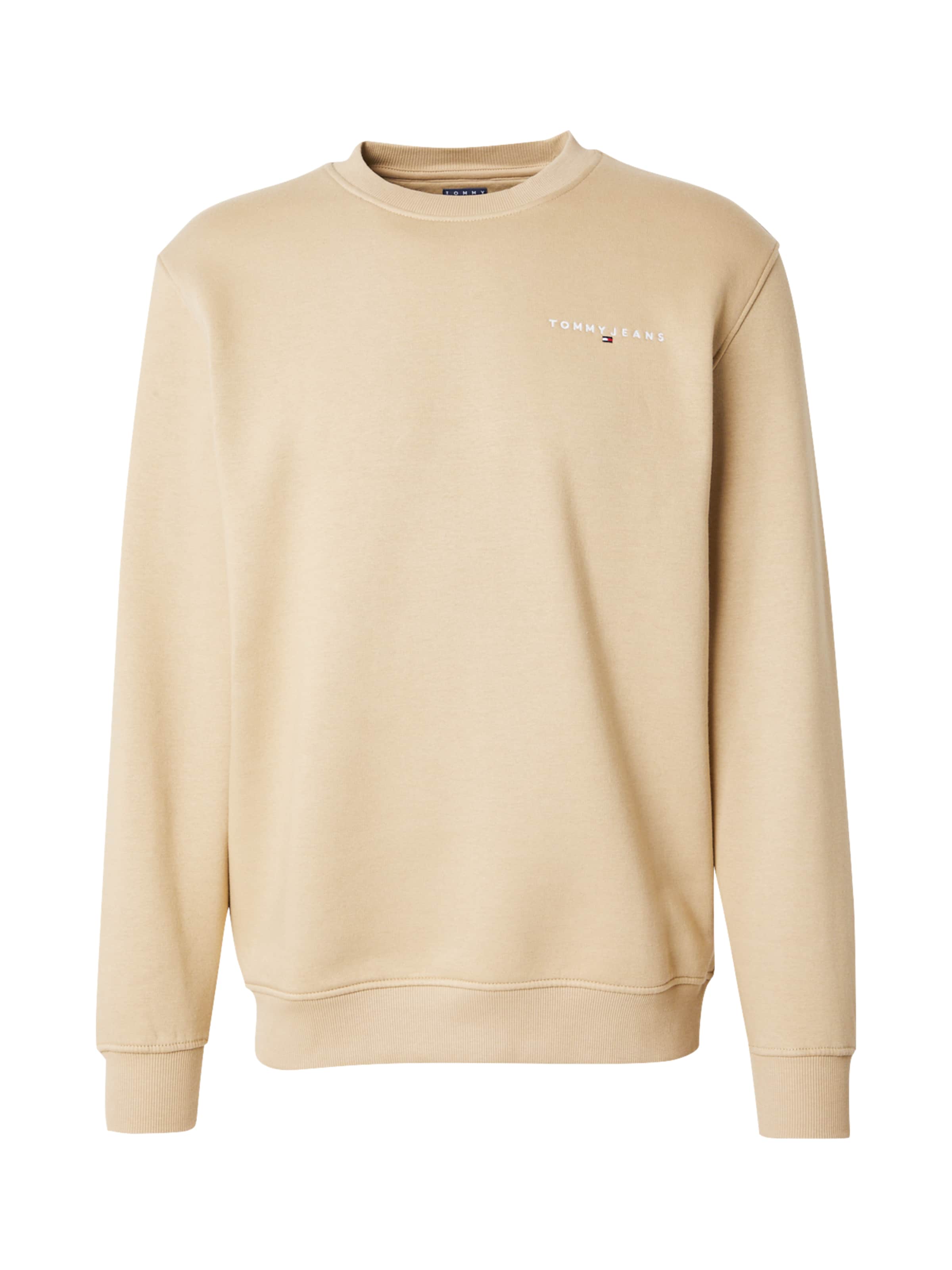 Tommy Jeans Μπλούζα φούτερ σε μπεζ: μπροστά