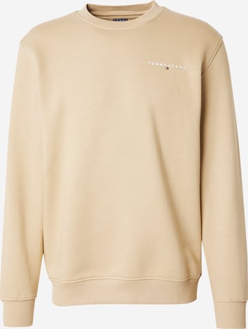 Tommy Jeans Collegepaita värissä beige: etupuoli