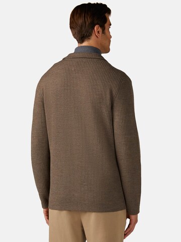 Boggi Milano Knit Cardigan in Brown