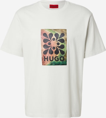 smėlio HUGO Marškinėliai 'Damoru': priekis
