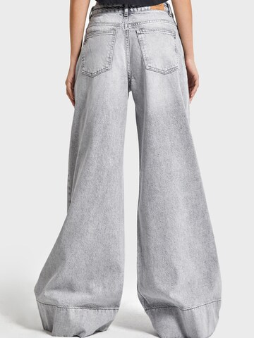 IT'S BASIC Wide leg Jeans 'Palazzo High Rise Jeans' in Grey
