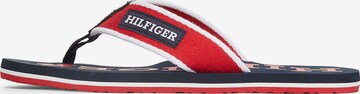 TOMMY HILFIGER Ujjelválasztó-pántos szandál - piros: elől