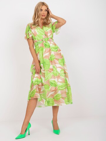 Madnezz House Kleid '15967' in Grün: Vorderseite