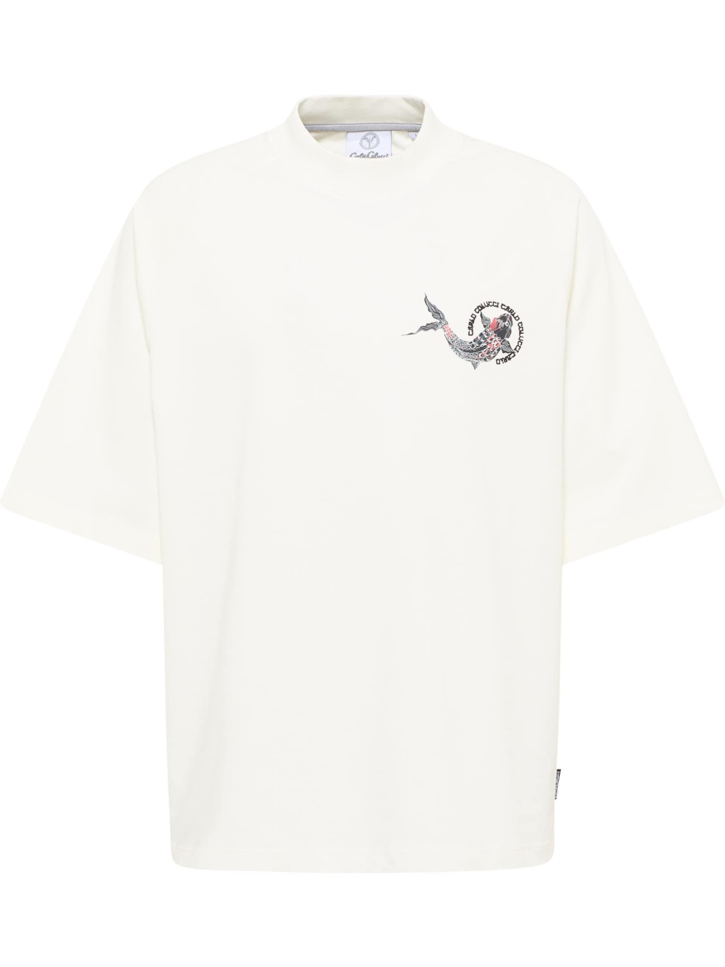 T-Shirt 'Dorigoni' Carlo Colucci en blanc : devant