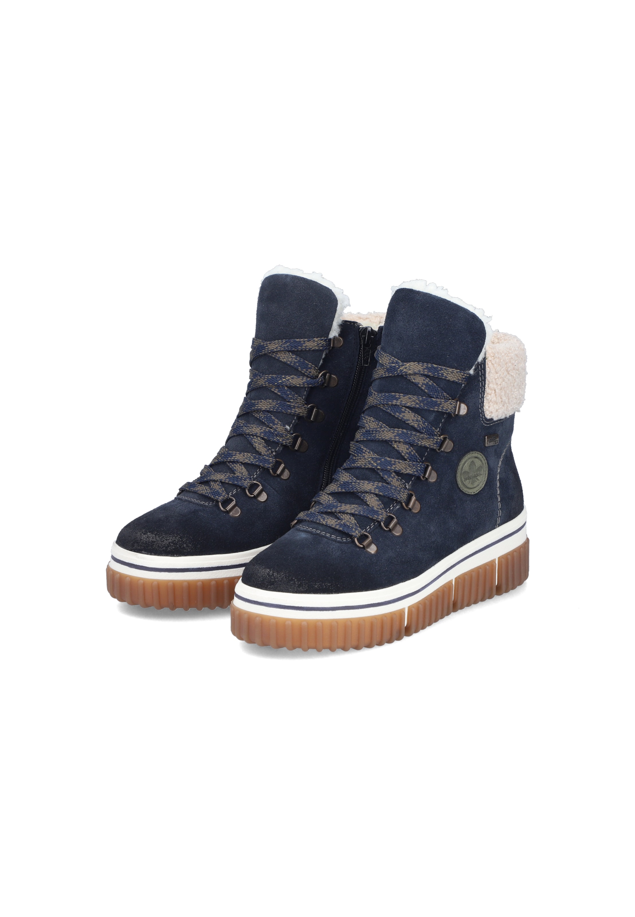 Bottines à lacets ' Y6347 ' Rieker en bleu
