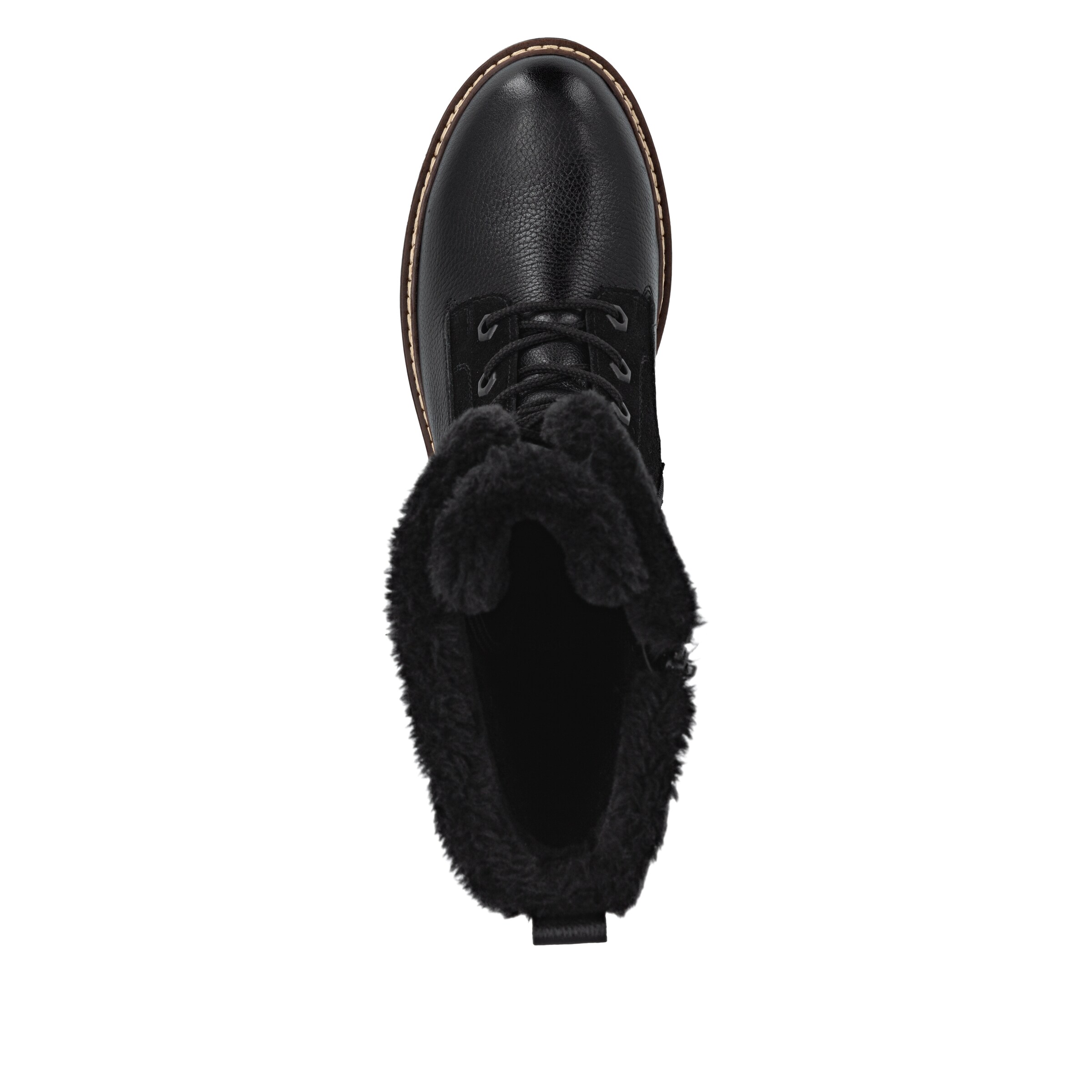 REMONTE Lace-Up Boots in Black