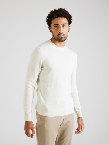 JOOP! Jeans Pullover 'Laurel' in Weiß: Vorderseite