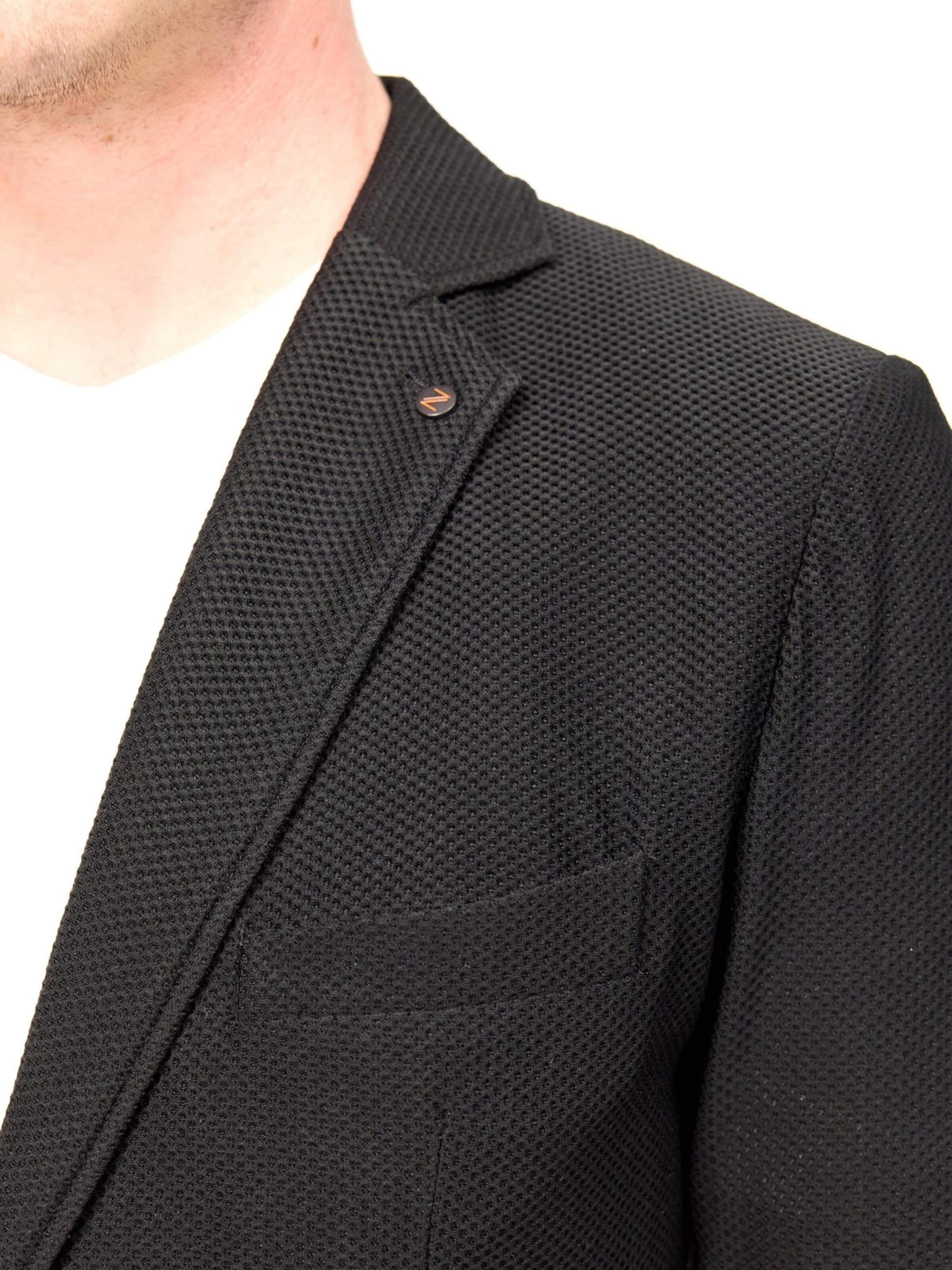 Zuitable Slim fit Suit Jacket 'DiBob' in Black