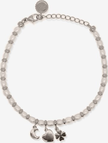 24Kae Bracelet in Silver: front