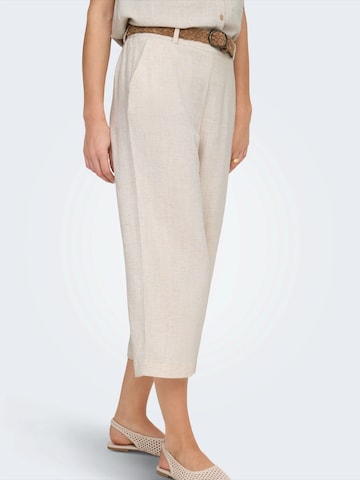 ONLY Wide leg Παντελόνι 'ONLSIESTA' σε μπεζ