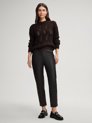 JOOP! Slim fit Pleat-front trousers 'Patricia' in Black