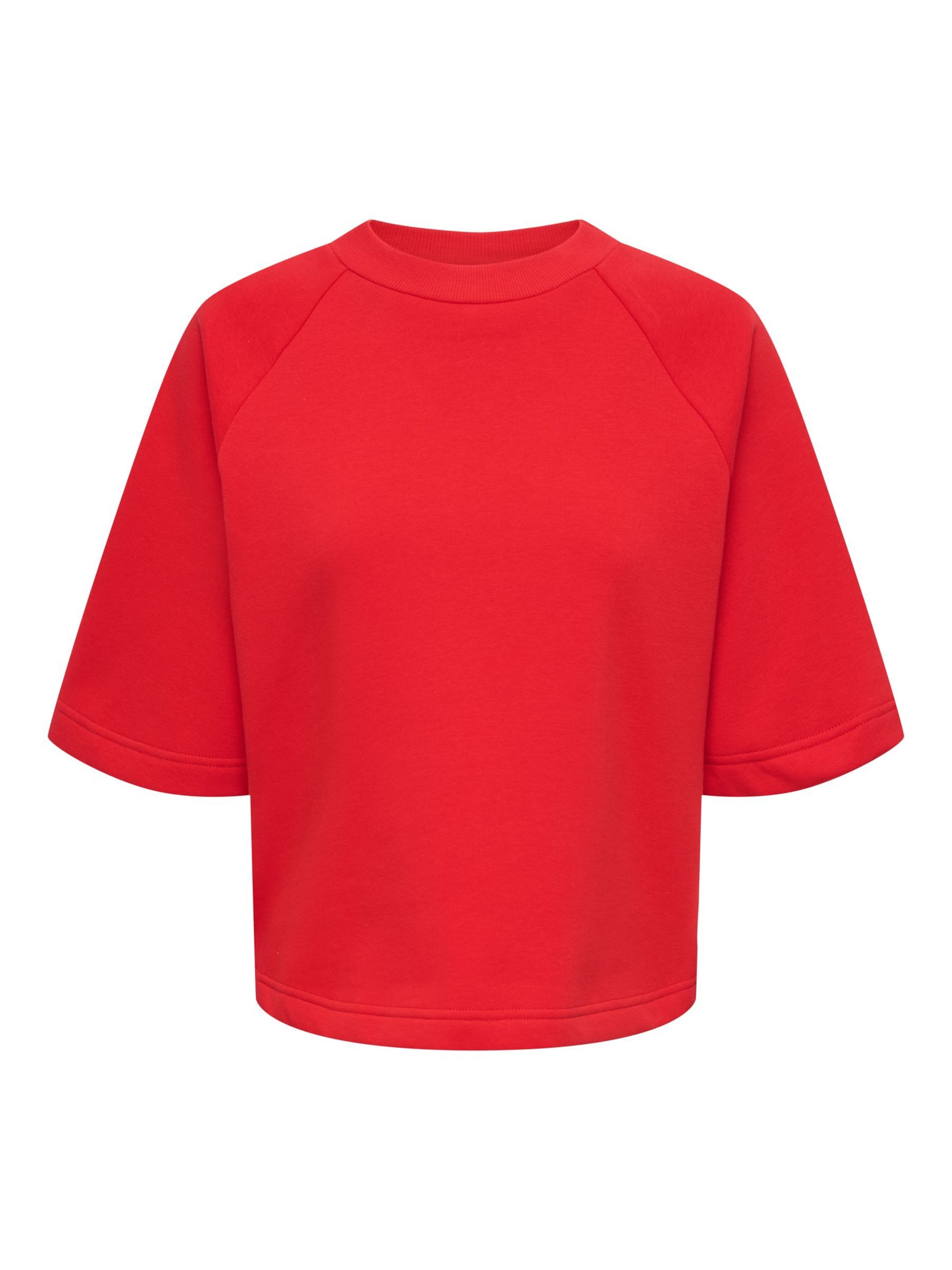 JDY Sweatshirt in Red: front