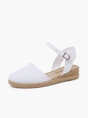 Pisamonas - Sandalias en blanco: frente