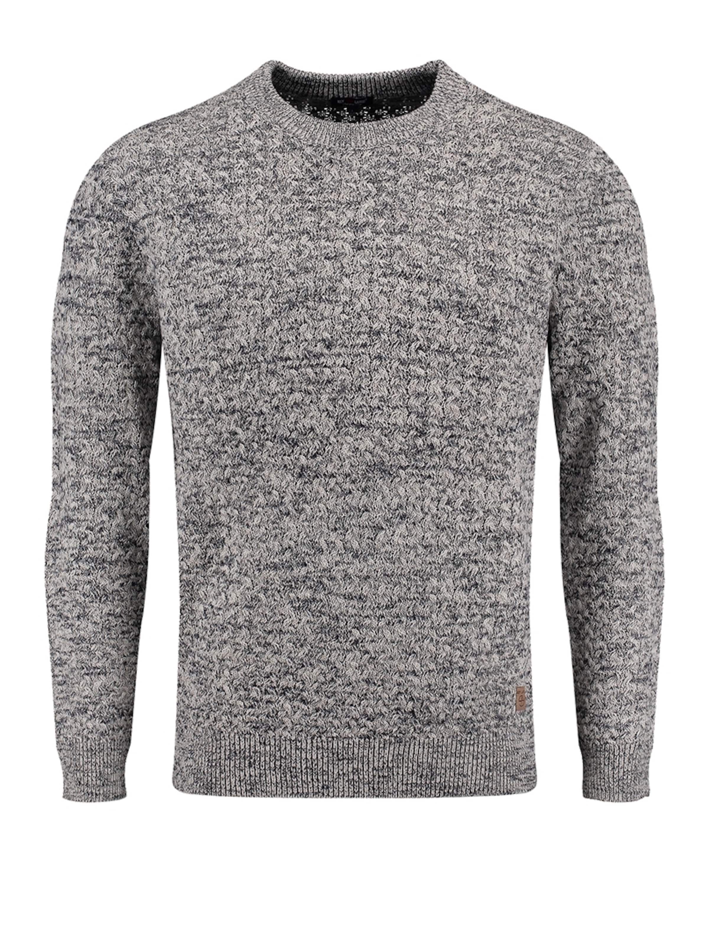 Key Largo Trui 'Como' in Grijs: voorkant