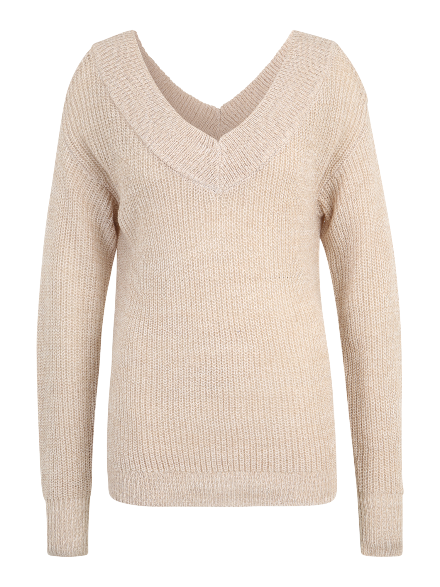 Taglie comode ats3z Only Tall Pullover Melton in Beige 