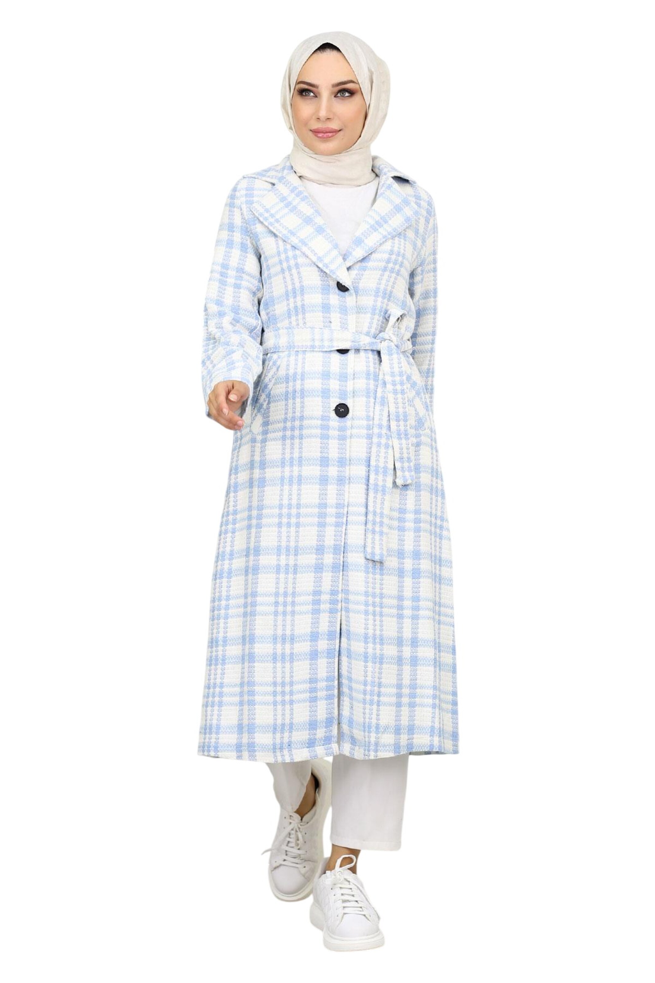 MODAMIHRAM Between-seasons coat in Blue