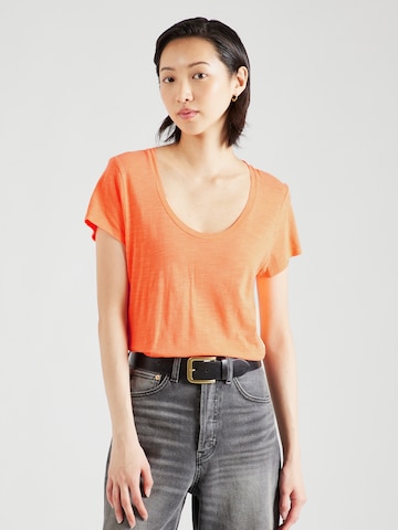 AMERICAN VINTAGE T-shirt 'JACKSONVILLE' i orange: framsida