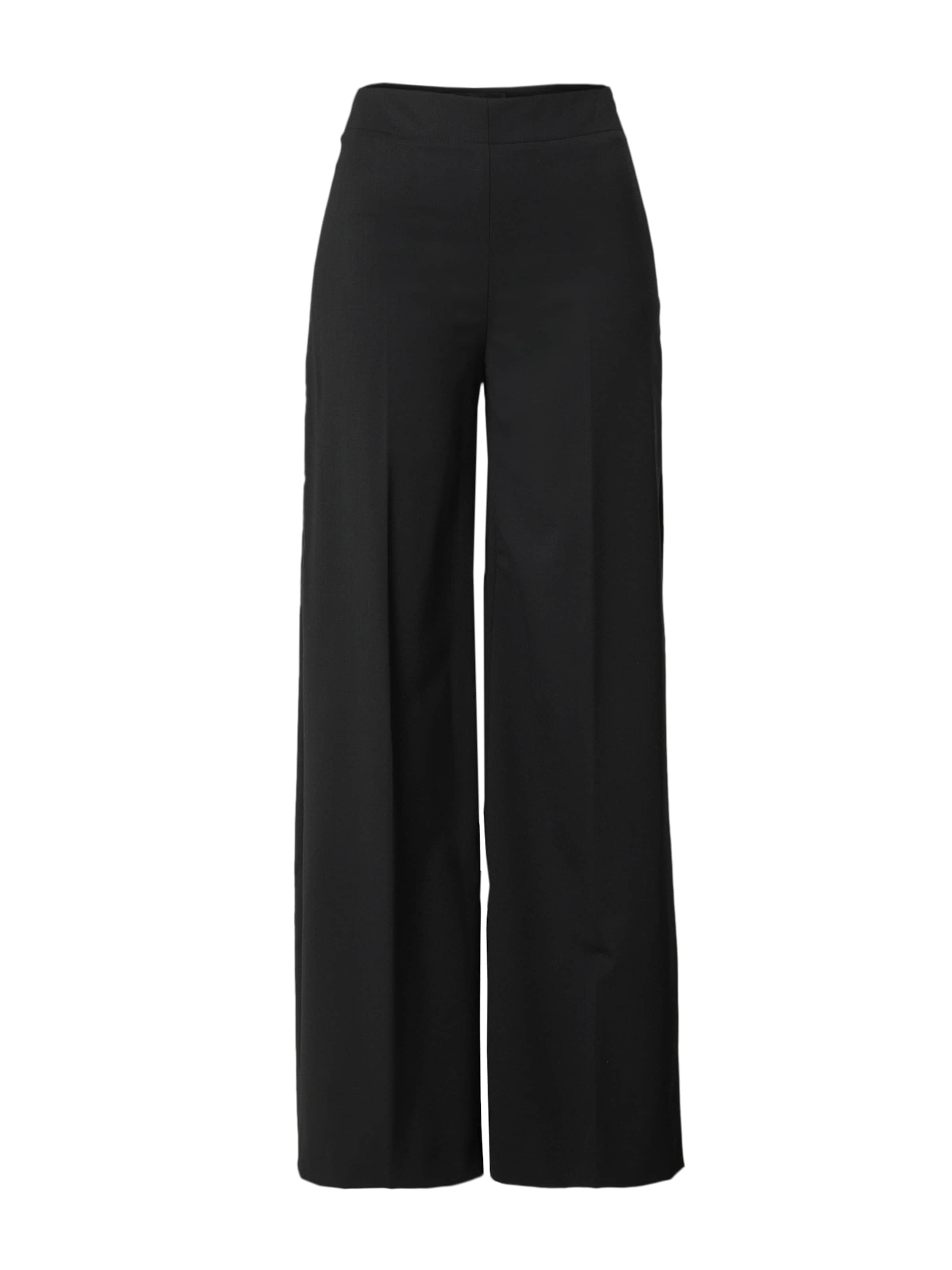 DRYKORN - Pierna ancha Pantalón de pinzas &#x27;Before&#x27; en negro: frente