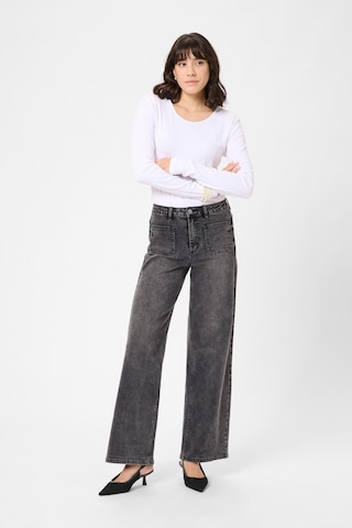 Kaffe - Regular Calças de ganga 'KAbrook' em cinzento: frente