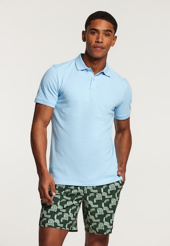 Shiwi Poloshirt 'Justin' in Blau: predná strana