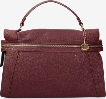 Borsa a mano 'Borsa a Mano Donna Ecopelle - Zip e Tracolla Rimovibile' di Diana&Co. in rosso: frontale