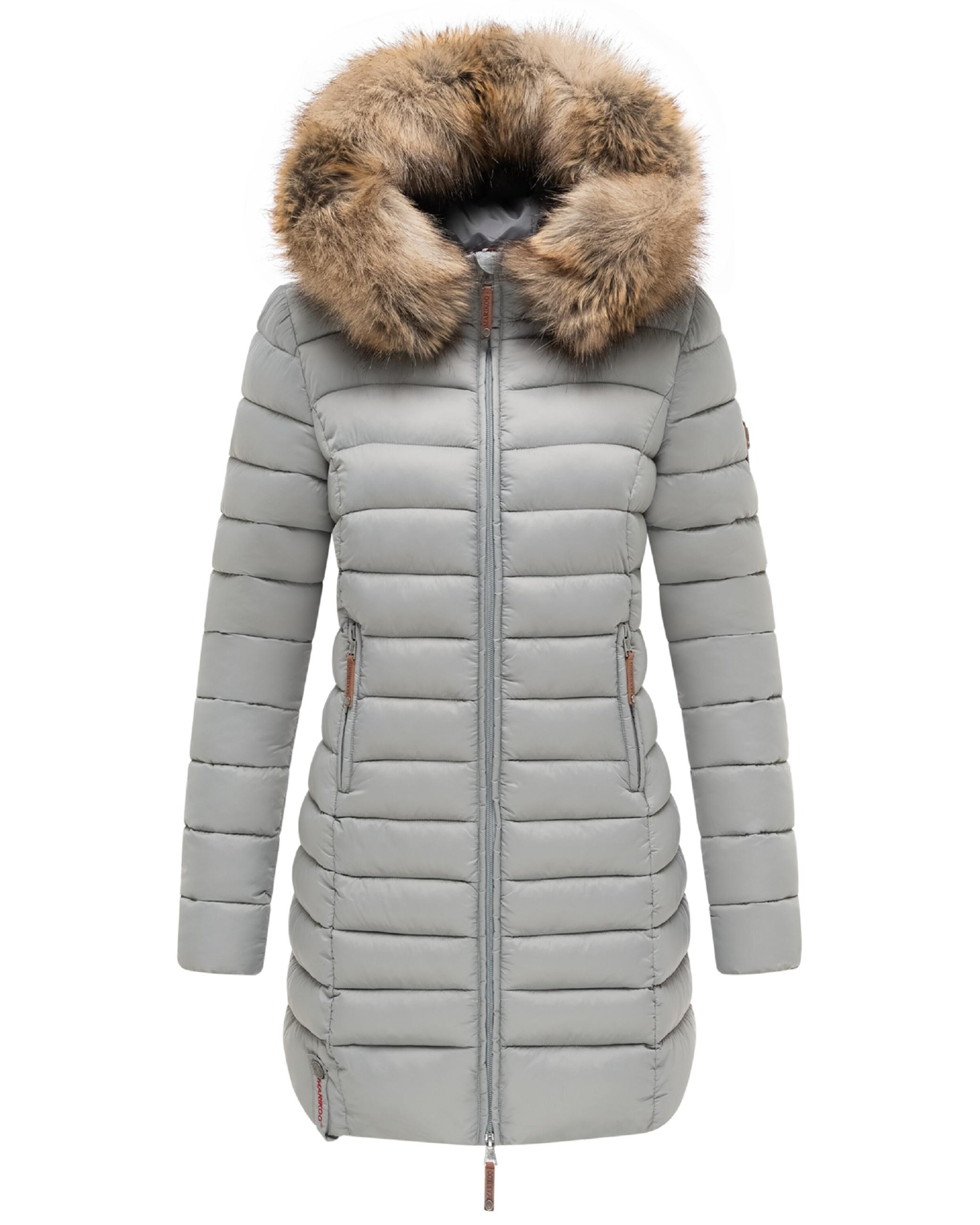 Palton de iarnă 'Rose' de la MARIKOO pe gri: față