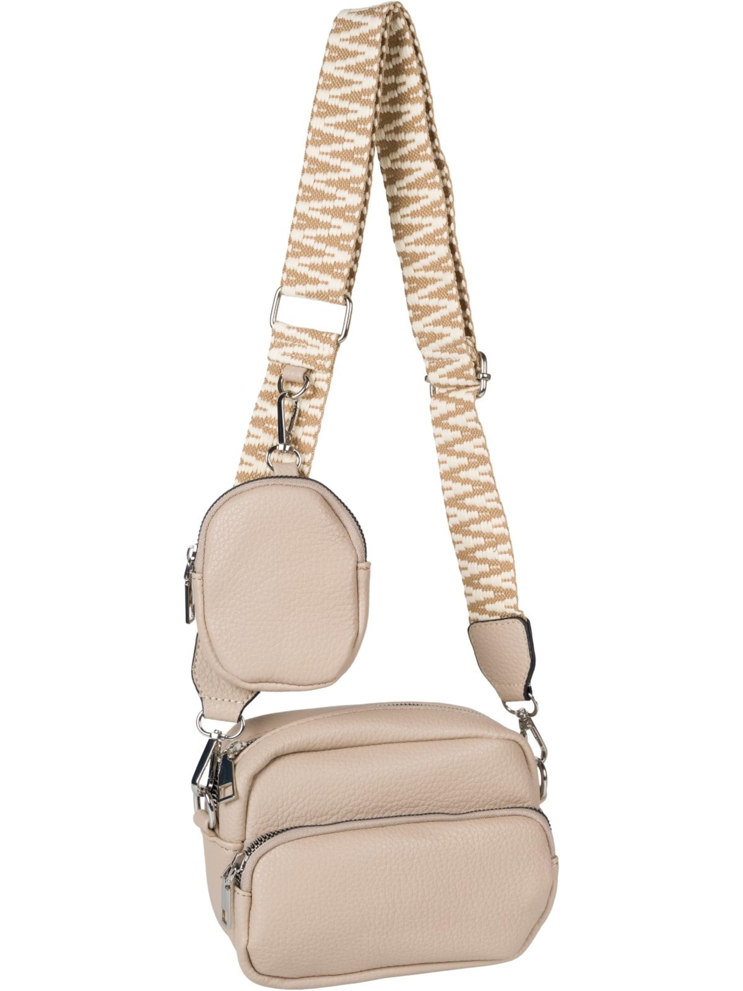 styleBREAKER Umhängetasche 'Rechteckige Umhängetasche Set 2-Teilig'‌‌‌‌‌‌ in Grau: Vorderseite