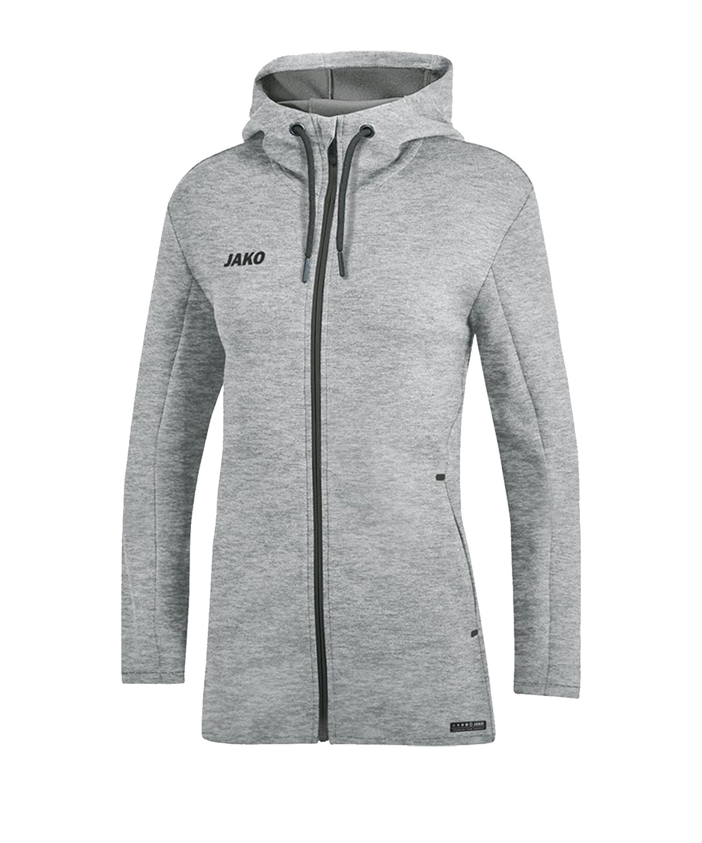 JAKO Sportjacke in Grau: Vorderseite