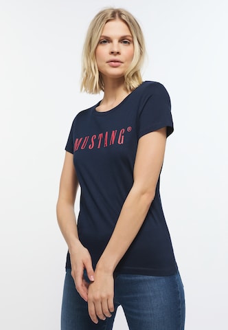 MUSTANG Shirt in Blau: predná strana