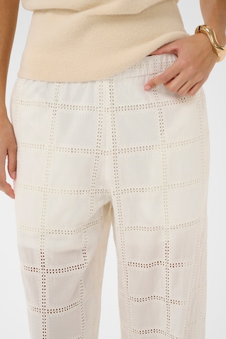 Wide Leg Pantalon 'SLCarmelita' SOAKED IN LUXURY en beige