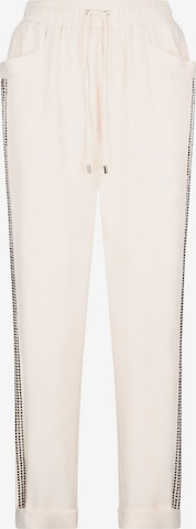 balta Liu Jo Standartinis Kelnės: priekis