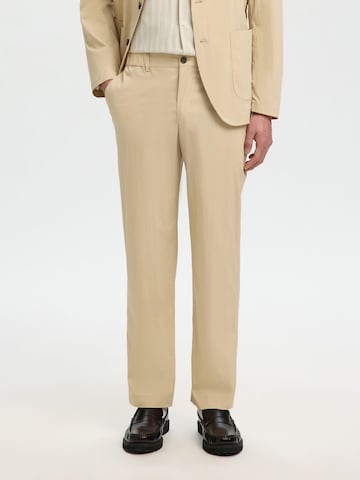 regular Pantaloni di SELECTED in grigio: frontale