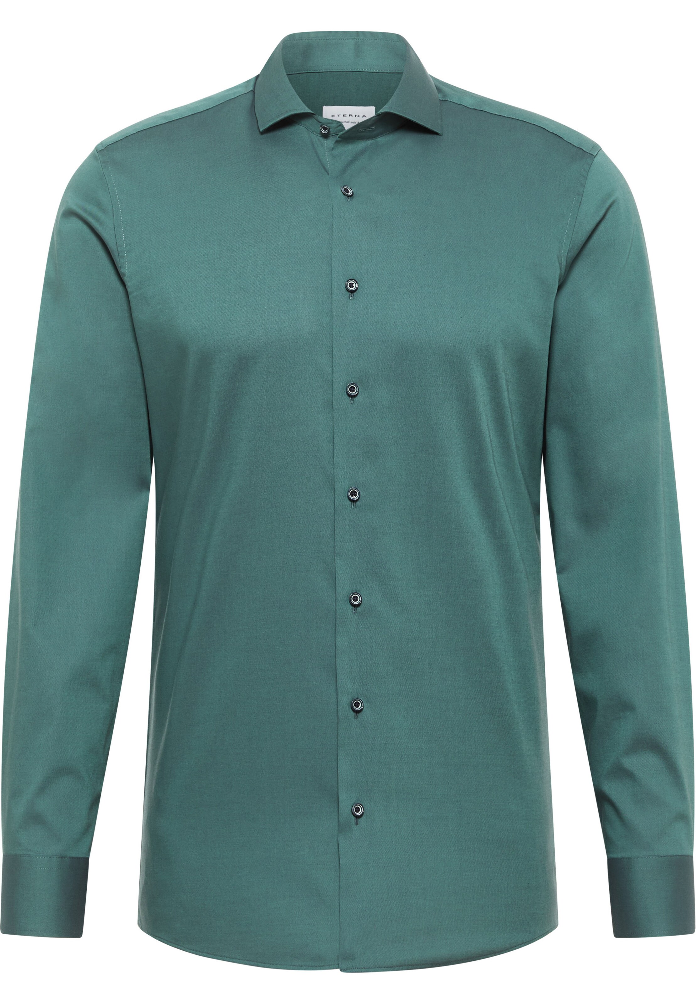ETERNA Slim Fit Businesshemd in Grün: Vorderseite