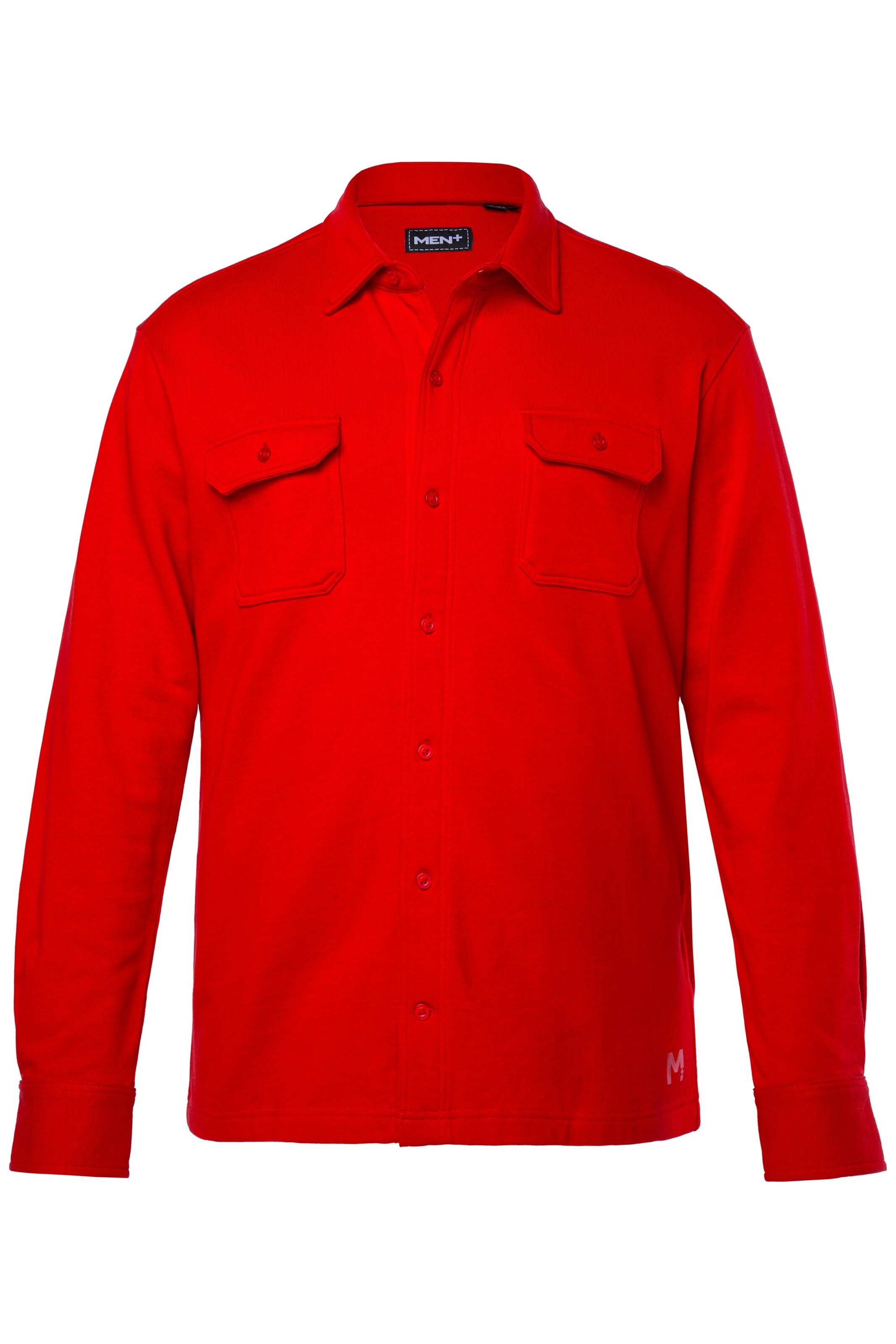 Coupe regular Chemise Men Plus en rouge : devant