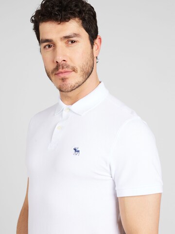 Abercrombie & Fitch Poloshirt in Weiß