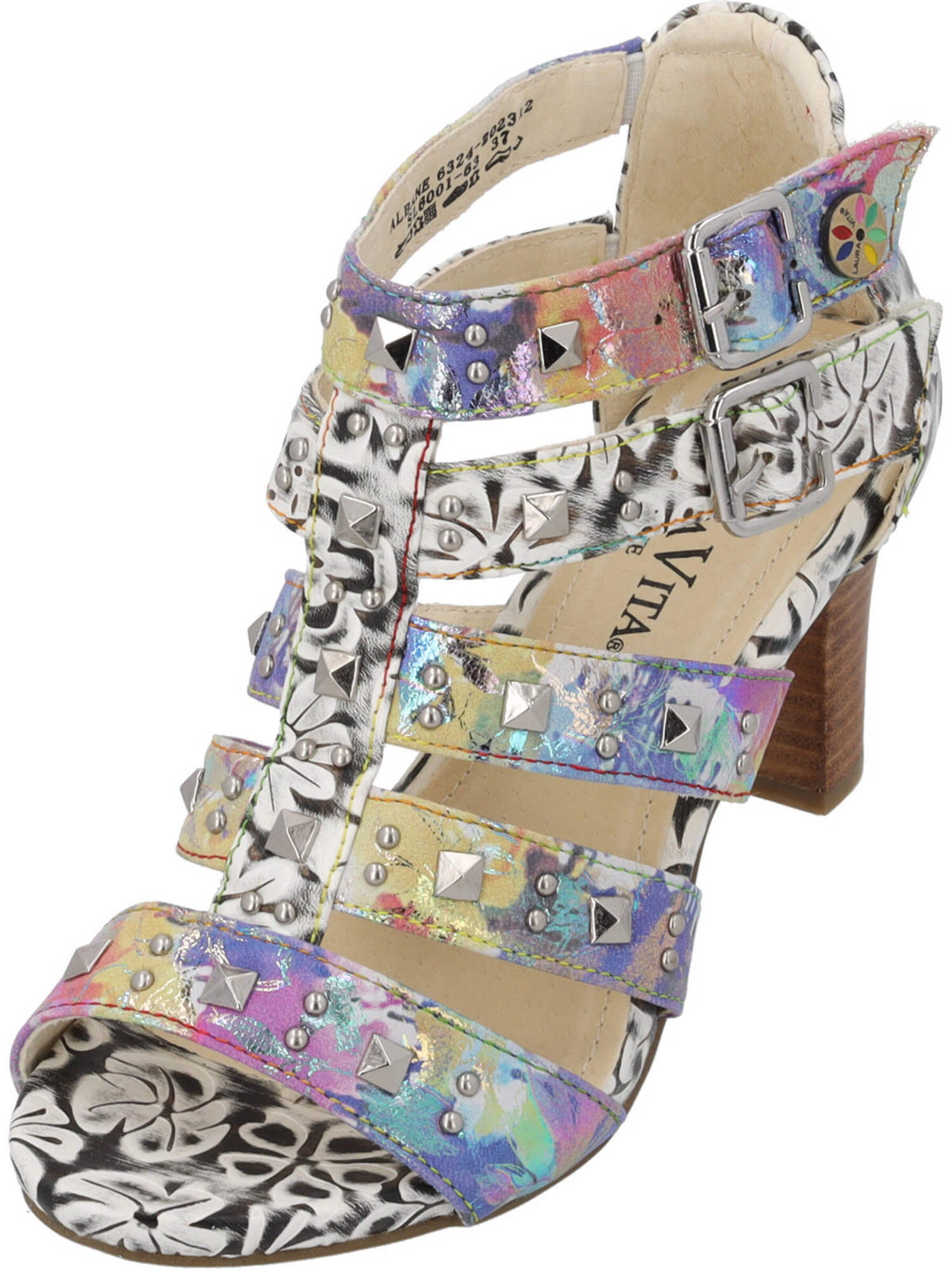 Laura Vita Strap sandal 'Albane 6324' in Mixed colours: front