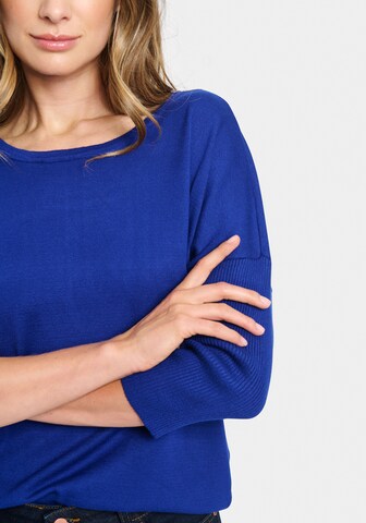 SAINT TROPEZ Pullover 'Mia' in Blau