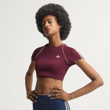 ADIDAS PERFORMANCE - Camisa funcionais 'Sst' em vermelho
