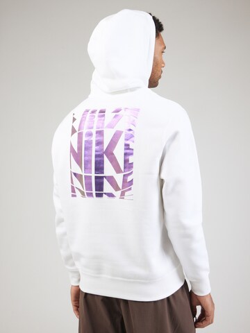 Sweat-shirt Nike Sportswear en blanc : devant