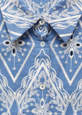 MANGO Blouse 'Moore' in Blue