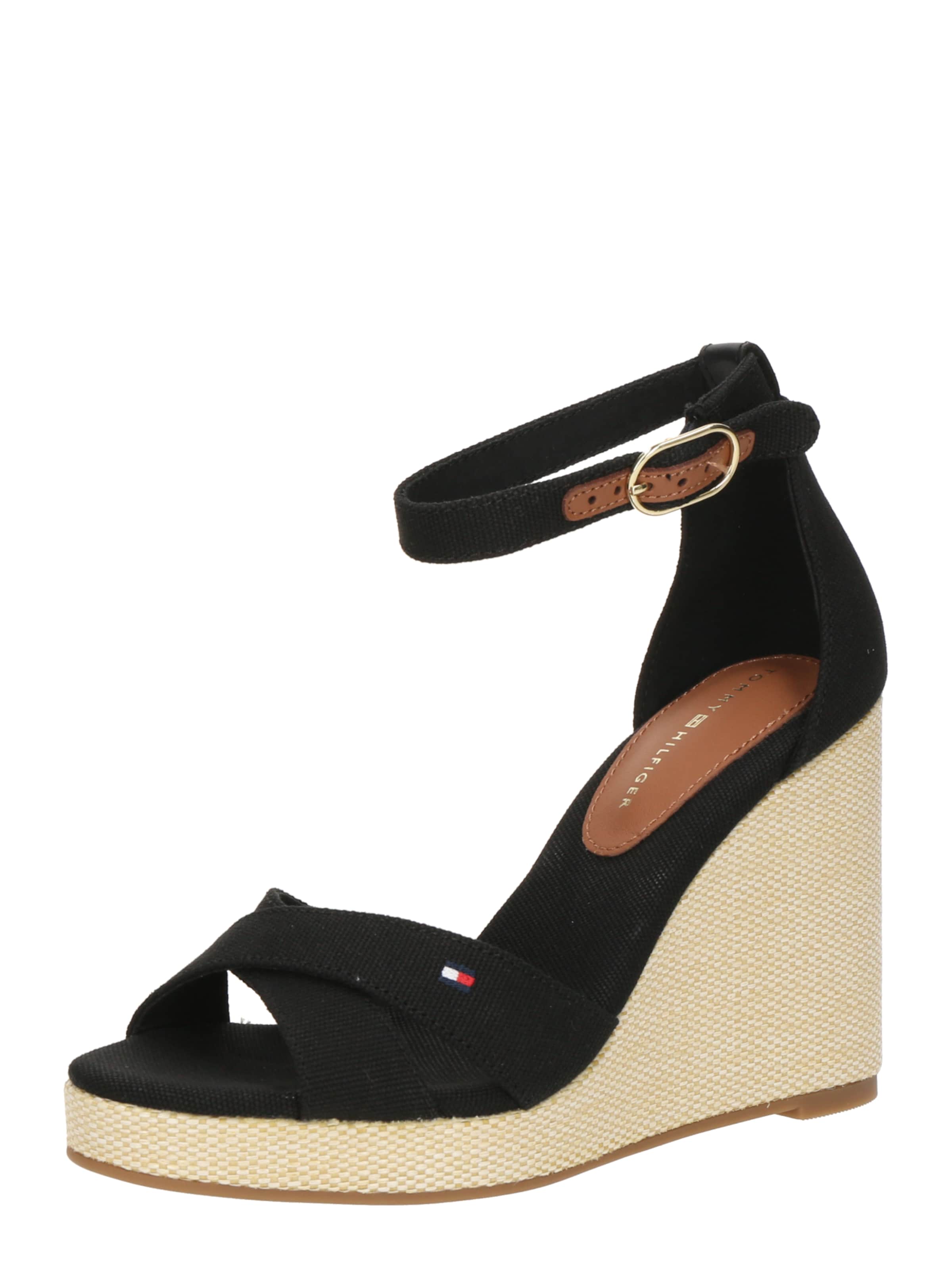 TOMMY HILFIGER Sandale in Schwarz: Vorderseite