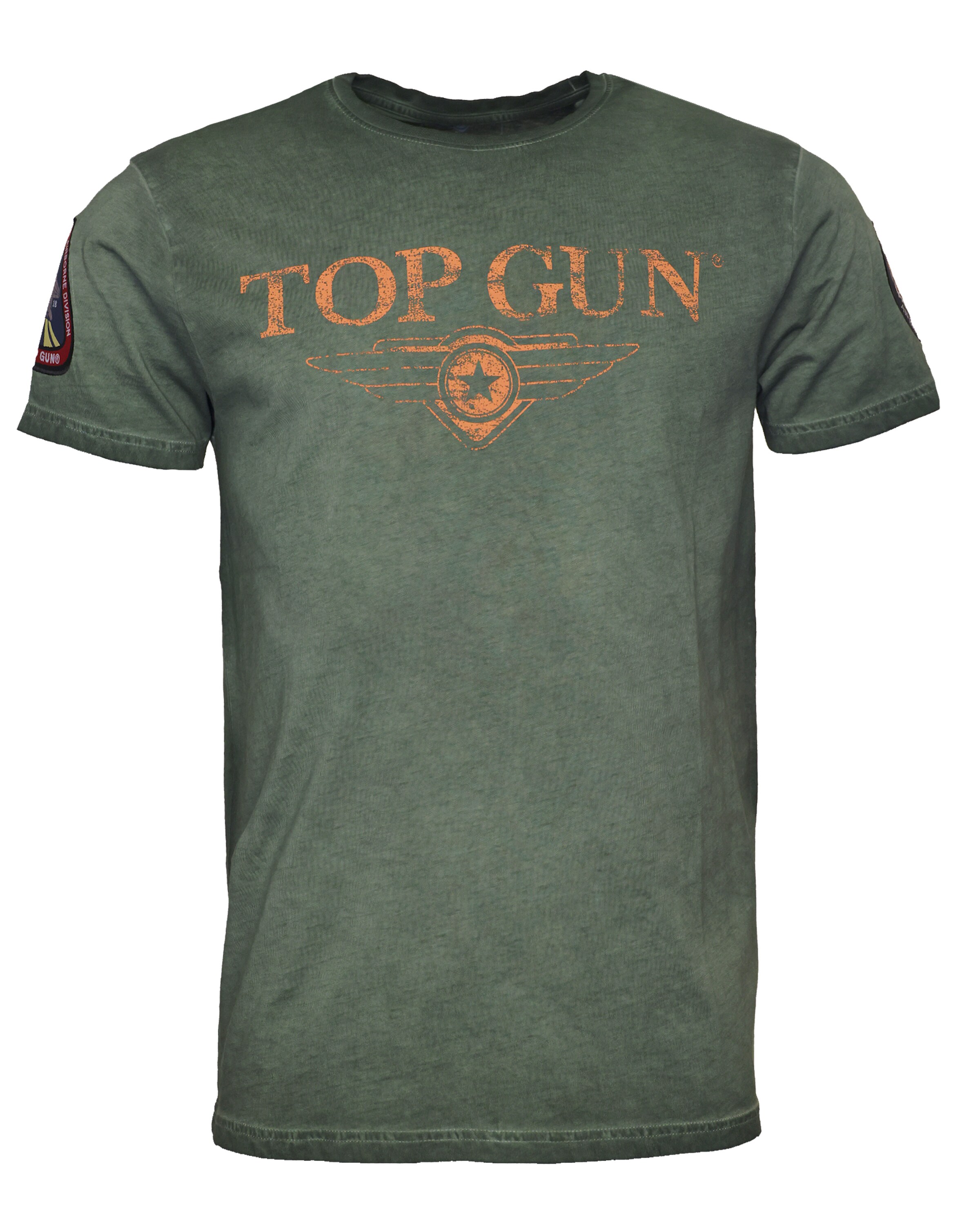 TOP GUN Shirt '20213001 ' ' in Green: front