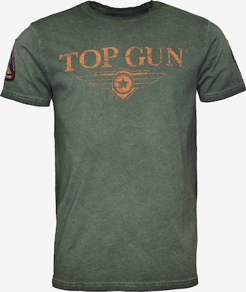 TOP GUN Shirt '20213001 ' ' in Green: front