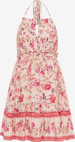 IZIA Letnia sukienka 'Gaya' w kolorze różowy: przód