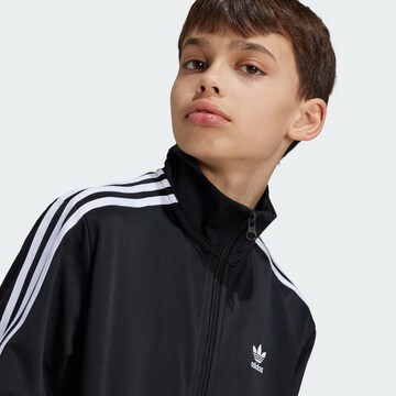 ADIDAS ORIGINALS - Casaco em moletão 'Adicolor Firebird' em preto