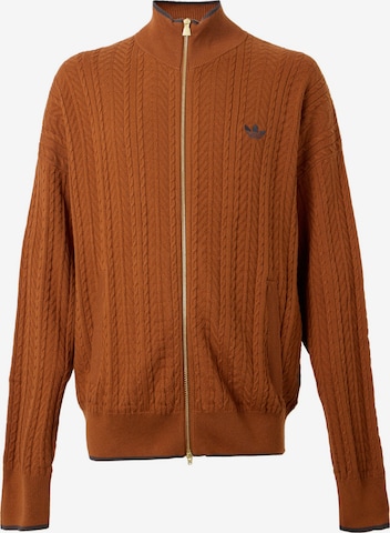 ADIDAS ORIGINALS Kardigan 'FIREBIRD' w kolorze brązowy: przód