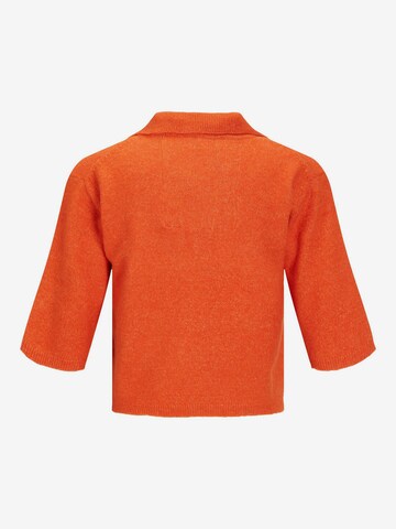 Geacă tricotată de la JJXX pe portocaliu